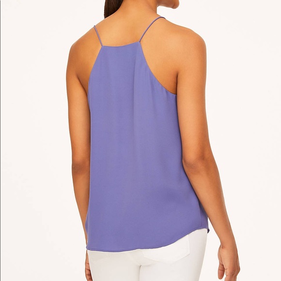 🚫SOLD🚫LOFT SCALLOPED BUTTON V NECK TOP - Picture 8 of 8